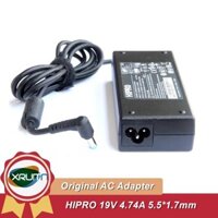 Chính Hãng HIPRO 19V 4.74A 90W 5.5x1.7mm HP-A0904A3 ADP-90CD DB Laptop AC Adapter Sạc Cho Acer Aspire 5750G 5755G 5742G 5920G 7110 9300 E1-531 E1-571G V5-531