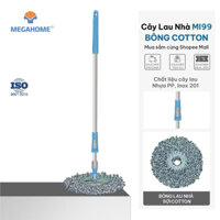 [CHÍNH HÃNG-HỎA TỐC✨] Cây Lau Nhà Megahome MI99 kèm bông lau cotton mâm inox sử dụng được cho tất cả các bộ lau nhà 3TỐC