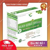 ✅[CHÍNH HÃNG] hoạt huyết tiền đình Brain Ginko 300 Extra viên bổ não ginkgo biloba tăng tuần hoàn máu não thông mạch