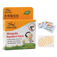 [CHÍNH HÃNG] HỘP 10 GÓI - Miếng dán chống muỗi Tiger Balm dành cho bé (Mosquito Repellent Patch)