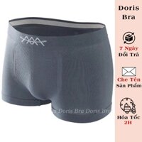 Chính hãng Hộp 3 quần lót sịp đùi nam AAA Boxer cotton thông hơi co giãn 4 chiều Freesize < 70Kg - Doris.Bra