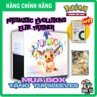 [Chính Hãng] Hộp thẻ bài Pokemon TCG Scarlet Violet Prismatic Evolutions ETB Elite Trainer Box
