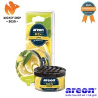 [Chính Hãng] (Hương Chanh Tây) Sáp Thơm nước hoa khử mùi Ô Tô AREON KEN LEMON (dùng 3-4 tháng)