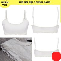 [CHÍNH HÃNG] iBasic Áo Lót Nữ Sinh Cotton Viền Ren - BRAT005