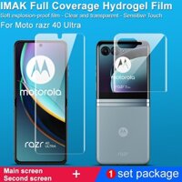 Chính hãng Imak Motorola Moto Razr 40 Ultra Full Cover Bảo vệ màn hình Mặt trước + Mặt sau Hydrogel Film