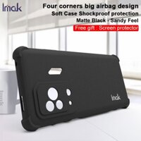 Chính Hãng Imak Xiaomi Black Shark 5 Pro Vỏ Chống Sốc Xiomi BlackShark 5 Vỏ TPU Mềm Màu Đen Mờ Ốp điện thoại Silicon Màn Hình Phim