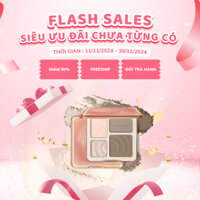 Chính Hãng JudyDoll Bảng Tạo Khối Bắt Sáng Highlight & Contour Palette Face 9g