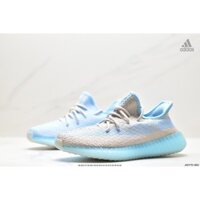 Chính hãng Kanye West x Yeezy Boost 350 V2 bỏng ngô lụa rỗng trong suốt thoải mái thoáng khí mặc thể thao đế giữa Casu