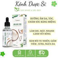 [Chính Hãng KDS] Dầu Dừa Tươi Raw Virgin Coconut Oil Coboté 50ml dưỡng ẩm da, dưỡng tóc, chăm sóc răng miệng