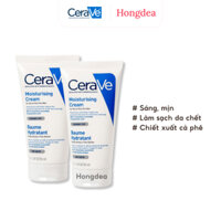 [Chính hãng] Kem CERAVE MOISTURISING CREAM 50ML dưỡng ẩm phục hồi chuyên sâu và giữ da ẩm mịn 48H - Hongdea Mart