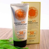 Chính hãng Kem Chống Nắng 3W Clinic Intensive UV Sunblock Cream SPF 50 PA+++