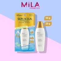 Chính hãng Kem Chống Nắng Sunplay Skin Aqua Clear White SPF 50+ PA++++ 25g/55g Dưỡng Trắng Cho Da Dầu