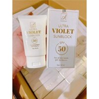 [CHÍNH HÃNG] Kem Chống Nắng Vật Lý Ultra Violet Sunblock SPF 50 A Cosmetics 50ml.