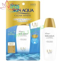 Chính hãng Kem chống nắng dưỡng da trắng mịn Sunplay Skin Aqua Clear White SPF 50+/PA+++ 55ml