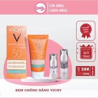 [CHÍNH HÃNG] Kem Chống Nắng Vichy SPF50 Ideal Soleil Emulsion Anti-Brillance 50ml