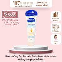 [CHÍNH HÃNG] Kem dưỡng ẩm Redwin Sorbolene Moisturiser chiết xuất vitamin e dưỡng ẩm phục hồi da 100gr