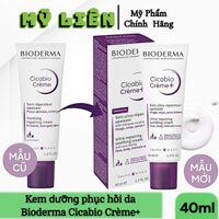 CHÍNH HÃNG- kem dưỡng Bioderma Cicabio Creme 40ml Pháp - BIODERMA  Tím