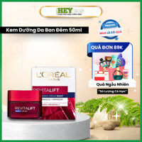 [Chính Hãng] Kem Dưỡng Đêm L'Oreal Paris Revitalift 50ml - Săn Chắc Da, Giảm Nếp Nhăn, Tăng Sinh Collagen