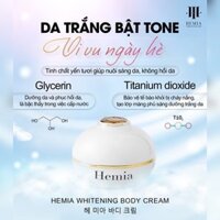 [Chính Hãng] Kem dưỡng toàn thân Hemia Whitening Body Cream 150g dưỡng trắng, cấp ẩm, chống nắng, make up da
