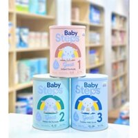 [CHÍNH HÃNG - KÈM 🎁] Sữa Dê BABY STEPS - GIẢI PHÁP CHO BÉ TIÊU HOÁ KÉM, CHẬM TĂNG CÂN 900G