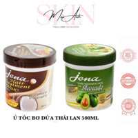 [Chính Hãng] Kem Ủ Tóc Chiết Xuất Dừa,Trái Bơ JENA Hair Treatment Wax 500ml Cho Tóc Siêu Mềm Mượt, Ngăn Gãy Rụng