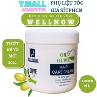 Chính hãng KEM Ủ TÓC HẤP DẦU TINH CHẤT OLIVE OIL WELLNOW 1000ML