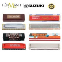[Chính Hãng] Kèn Harmonica Suzuki 10, 24 Lỗ - Winner, Study 24, Folk Master, Easy Rider -  Tone C 16, 20 Holes Khẩu Cầm