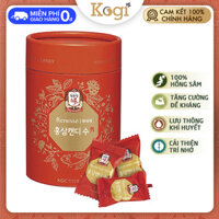 [CHÍNH HÃNG] Kẹo hồng sâm Hàn quốc KGC 120g cao cấp có đường Kogi Ginseng có tác dụng giảm stress mệt mỏi ăn ngon ngủ ngon tăng cường đề kháng cần thiết cho người huyết áp thấp.