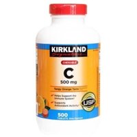 [Chính Hãng] Kẹo nhai Vitamin C vị Cam 500v nhập từ Mỹ