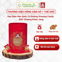 [CHÍNH HÃNG] Kẹo Sâm Hàn Quốc Có Đường Hỗ Trợ Sức Khỏe KGC Cheong Kwan Jang 120G