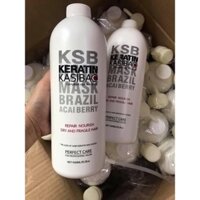 [CHÍNH HÃNG] KERATIN KASIBAO KSB BRAZIL ACAI BERRY THỦY PHÂN PHỤC HỒI TÓC HƯ TỔN NẶNG 1000ml Tặng Kèm Vòi Bơm