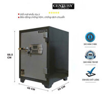 Chính Hãng Két sắt Chống Cháy Century CF554DT điện tử sử dụng công nghệ chống cháy theo tiêu chuẩn Hàn Quốc ]