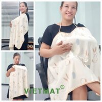 [Chính hãng] Khăn choàng cho bé bú đa năng Vietmat sợi tre thoáng mát, rộng rãi, nhiều tiện ích