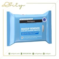 [Chính Hãng] Khăn giấy tẩy trang Neutrogena Makeup Remover Ultrasoft Cleansing Towelettes - 25 tờ
