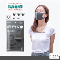 [Chính Hãng] Khẩu Trang Pitta Mask Nhật bản - Pitta Mask Đen Xám Gray 2022