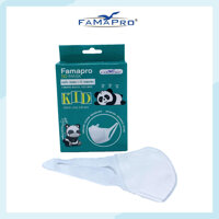 CHÍNH HÃNG Khẩu trang y tế trẻ em quai vải Famapro 5D Mask Kid - Bé Dưới 10 Tuổi  HỘP  - TRẮNG - 1 HỘP