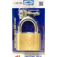 [chính hãng] Khoá Đồng 6P bấm 6P cao cấp Việt Tiệp 01601- Bảo hành 2 năm