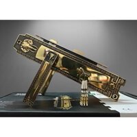 [CHÍNH HÃNG] Khoá Tay Gạt Cửa Đại Hội (Đồng thau) HUY HOANG HC8528