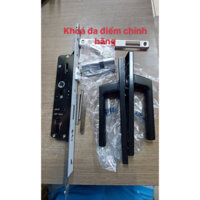 [Chính hãng]  Khoá tay gạt đa điểm KINLONG (Đen, Trắng) - Khoá tay gạt cửa nhôm XINGFA (Loại 1)