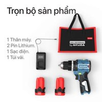 {Chính Hãng} Khoan Pin AKUZA F1, (Anti Kickback) Chống Vặn Cố Tay,Có Búa,16,8V Mạnh Nhất Việt Nam