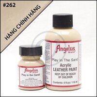 [CHÍNH HÃNG - KHÔNG CHIẾT] Play in the Sand 262 - Màu ANGELUS Leather Paint Standard vẽ trên da, vải, custom giày