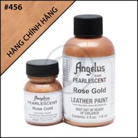 [CHÍNH HÃNG - KHÔNG CHIẾT] Rose Gold 456 - Màu ANGELUS Leather Paint Pearlescent vẽ da, vải, custom giày