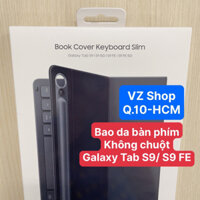 Chính hãng-KHÔNG TOUCH PAD-Bao da bàn phím Book Cover Keyboard Slim cho Galaxy Tab S9 | S9 FE