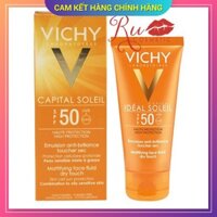 [CHÍNH HÃNG - KHUYẾN MẠI ] Kem Chống Nắng Vichy Idéal Soleil SPF50 50ml, kem chống nắng của Pháp - FREESHIP