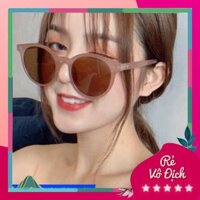 [CHÍNH HÃNG] Kính mát GOBI gọng tròn Hàn Quốc màu nâu trà hot trend L.Xịn - Hot ( TẶNG KÈM KHĂN LAU + HỘP)