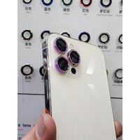 🌟CHÍNH HÃNG KUZOOM🌟 ĐÍNH ĐÁ KIM CƯƠNG - Bộ 3 miếng dán camera Ip 13 MINI / PRO / MAX đính đá cao cấp