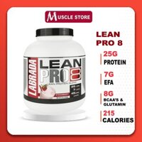 Chính hãng Labrada Lean Pro 8 45 Liều, Bổ Sung 8 Loại Protein Cao Cấp Trải Dài, Casein, 8g BCAA &amp; Glutamine