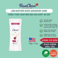 [Chính Hãng] Lăn Khử Mùi Dove Advanced Care 74gr/ Lăn