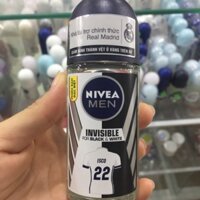 Chính hãng Lăn khử mùi NIVEA MEN INVISIBLE BLACK & WHITE 50ml