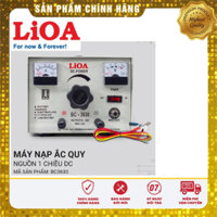 [CHÍNH HÃNG LIOA BẢO HÀNH 3 NĂM]Máy Nạp Ắc Quy 6V-12V-18V-24v-36V (Nguồn 1 Chiều DC) Lioa BC3630 (2-36V 30A)